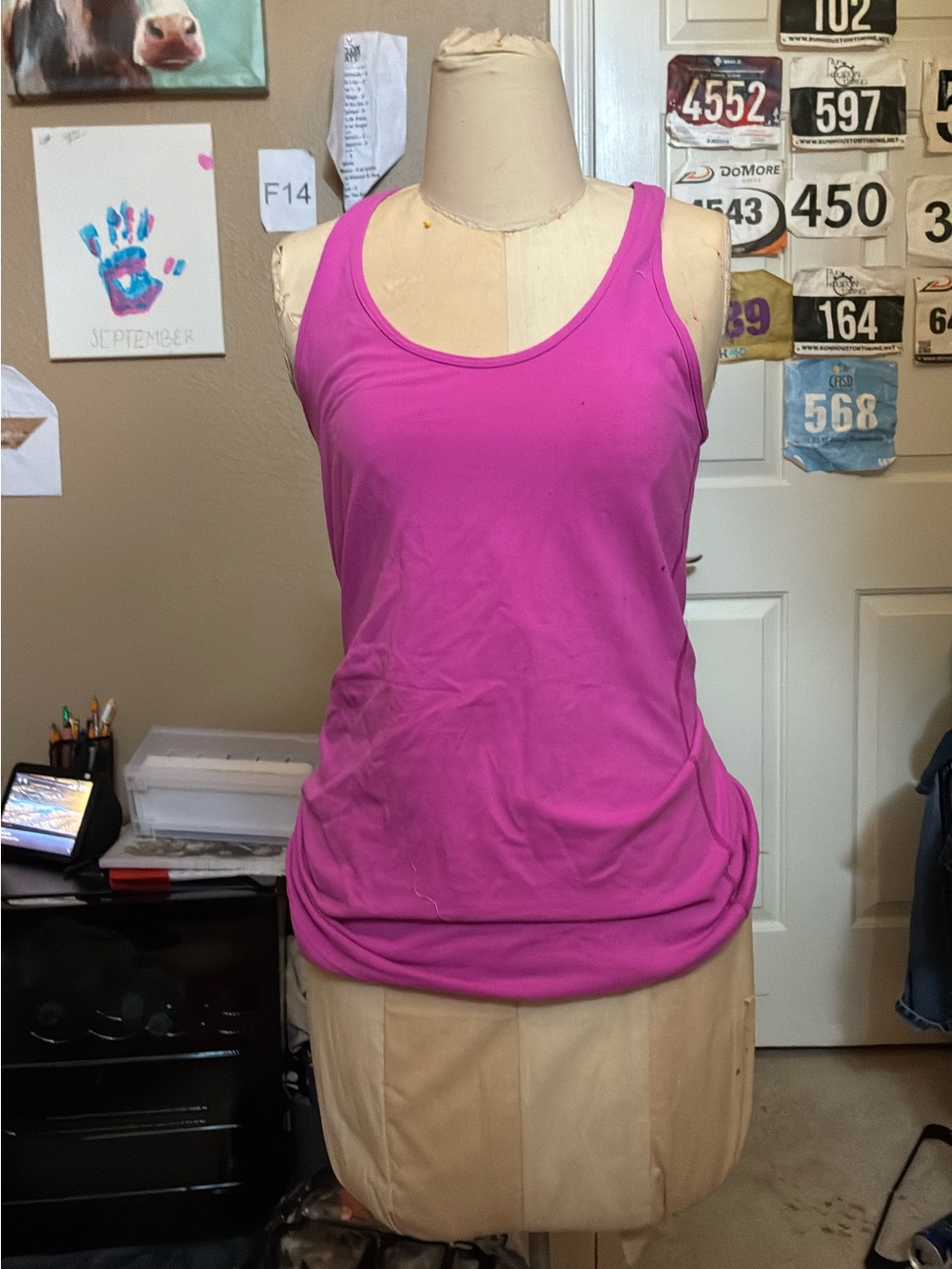 lululemon athletica Pink Scoop Neck Tank